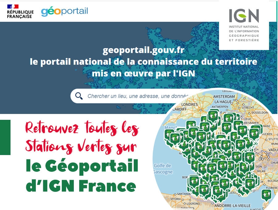 Les Stations Vertes sur le Géoportail !