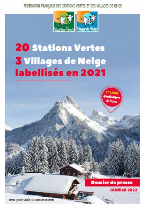 Découvrez les 20 nouvelles communes qui ont obtenu le label Station Verte et les 3 nouveaux Villages de Neige