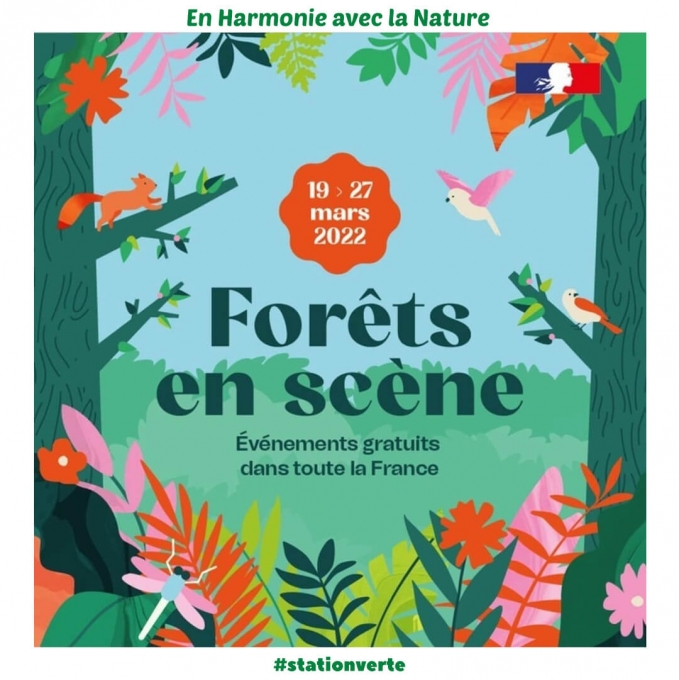 Forêts en scène : événements gratuits dans toute la France du 19 au 27 mars / visuel officiel Journée internationale des forêts