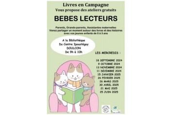 Les raconte-tapis avec les Bébés lecteurs à la bibliothèque